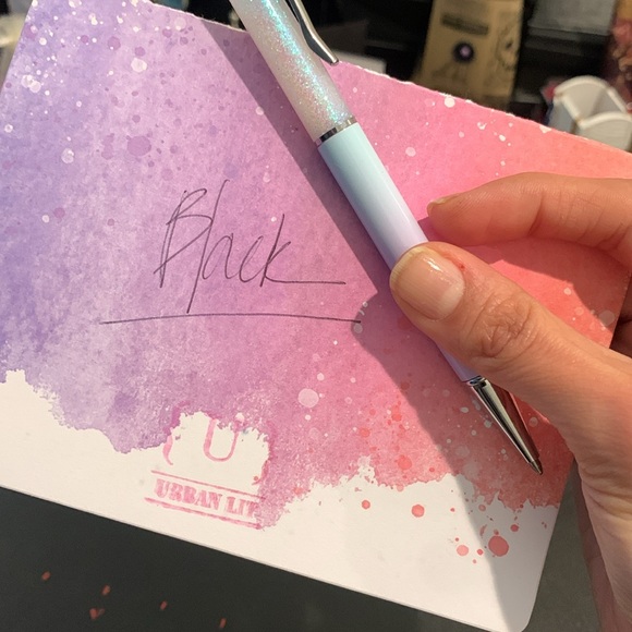 Novelty Ball Point Pen Black Ink ~ Pick Your Sparkle - Picture 10 of 10